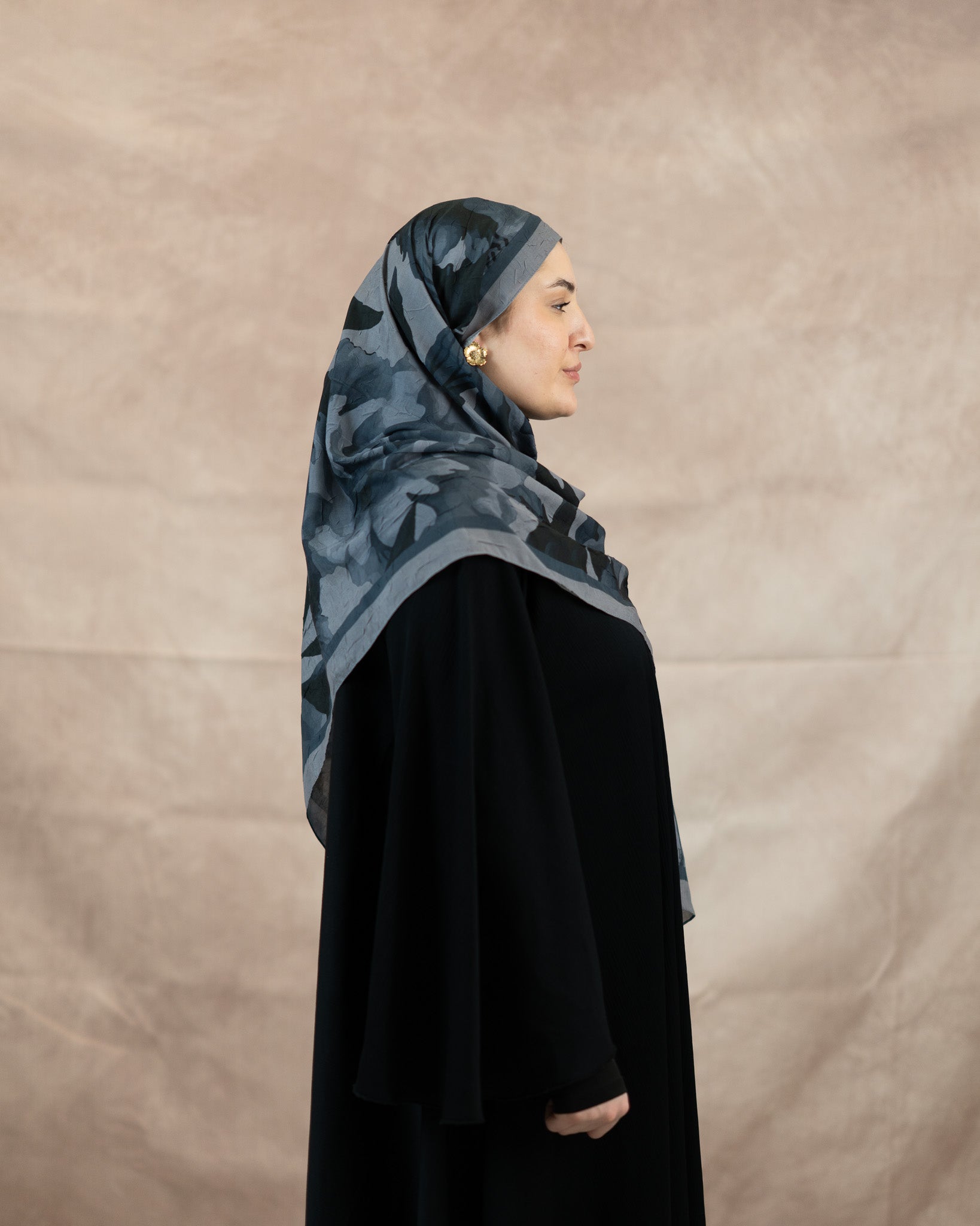 Floral Reverie Bamboo Crush Cotton Scarf