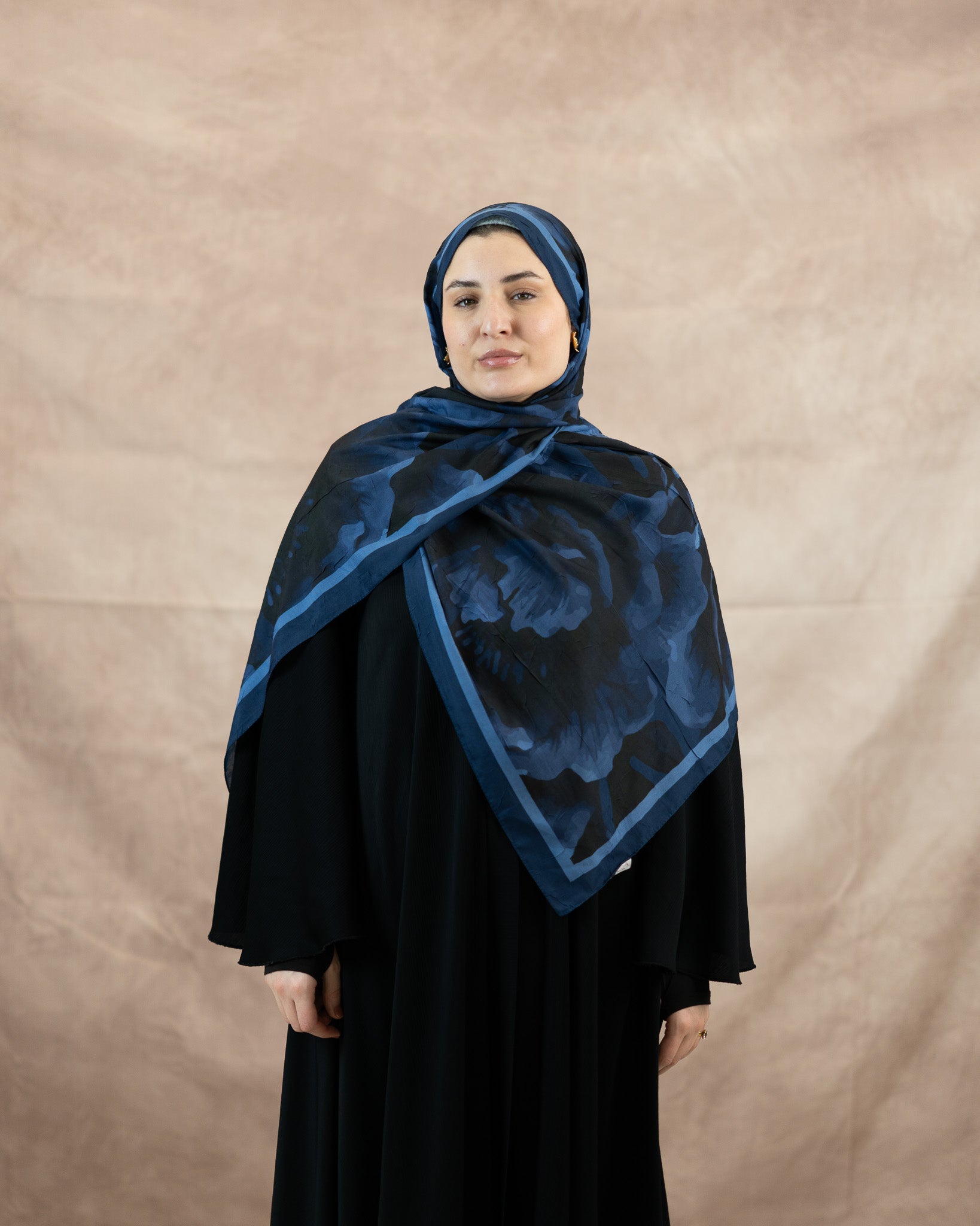 Floral Reverie Bamboo Crush Cotton Scarf