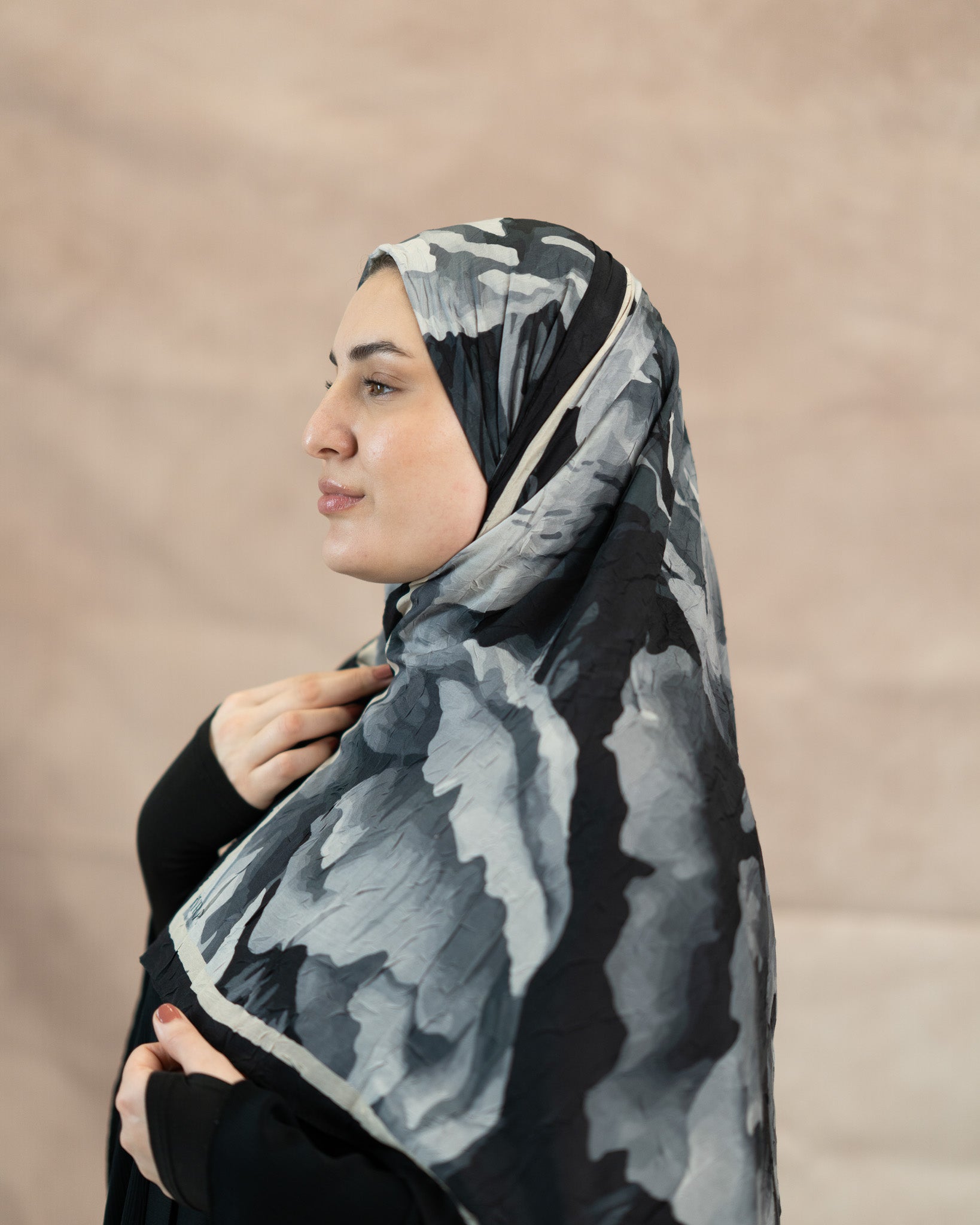 Floral Reverie Bamboo Crush Cotton Scarf