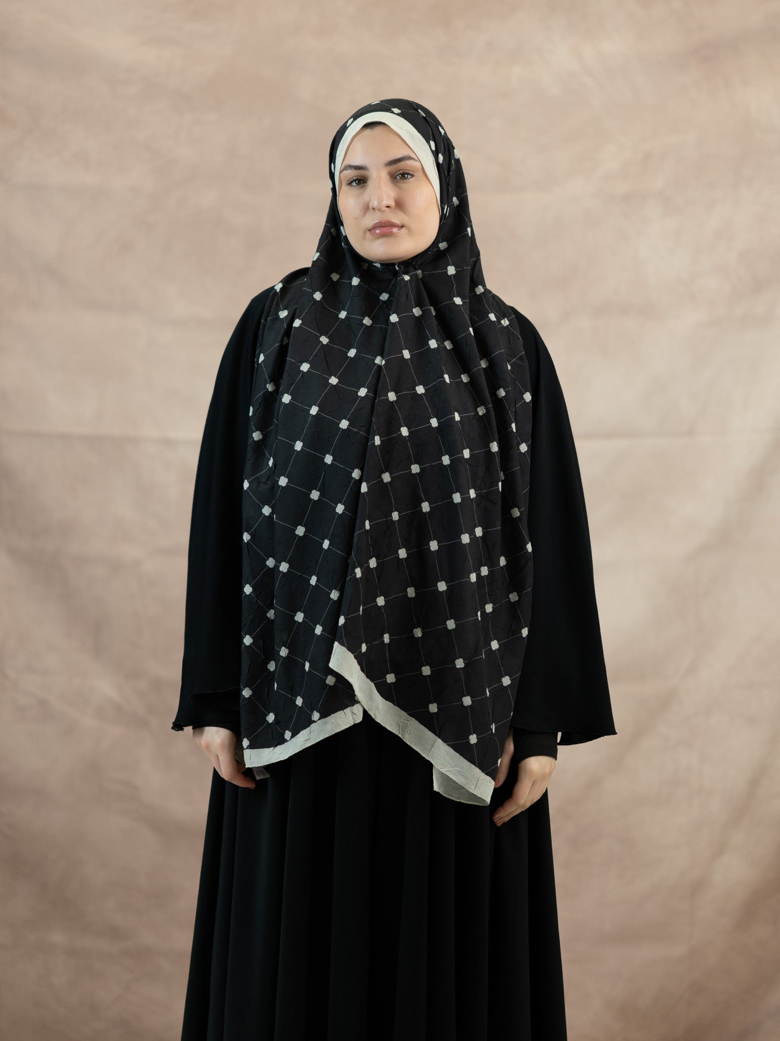 Clover Bamboo Crush Cotton Scarf