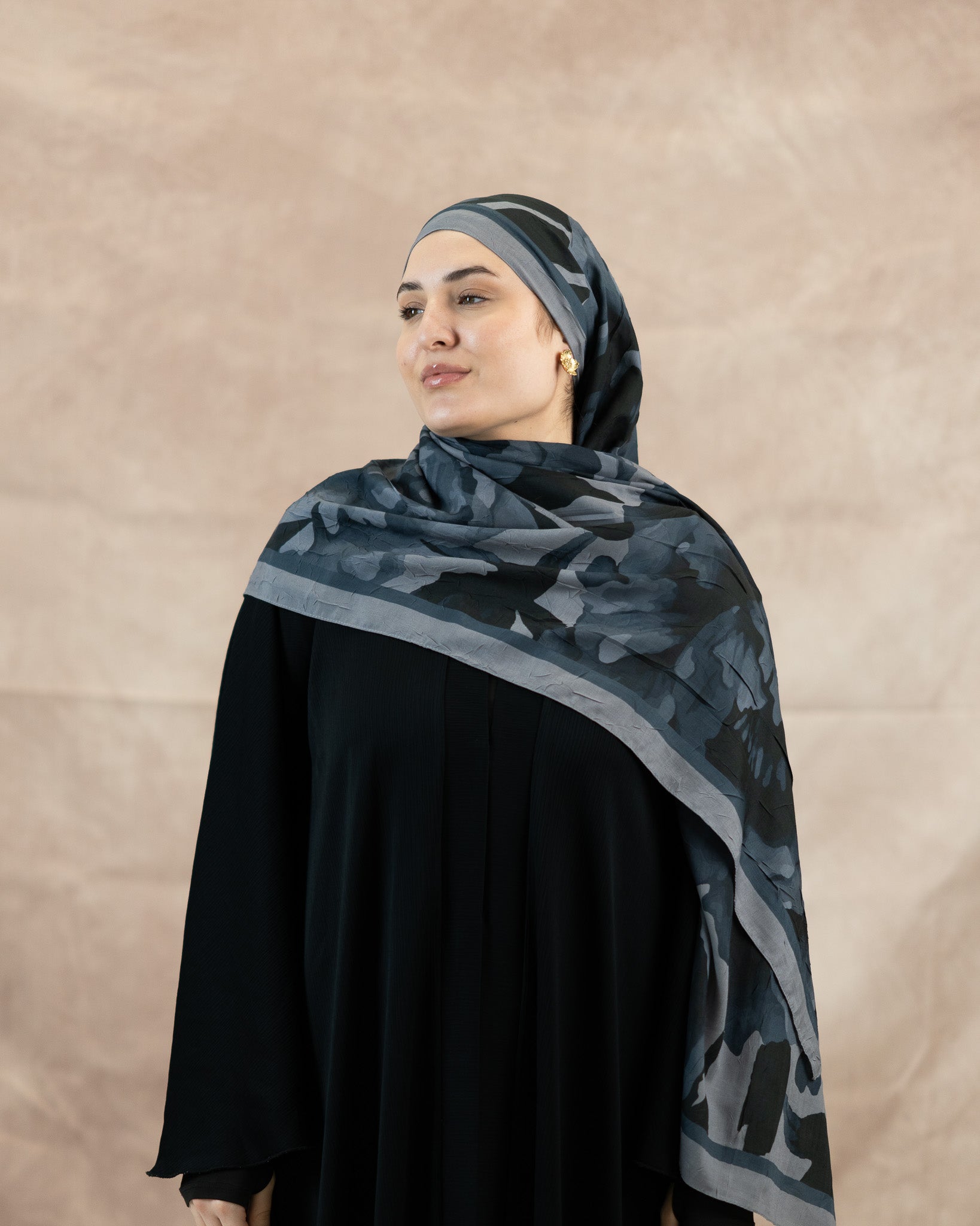 Floral Reverie Bamboo Crush Cotton Scarf