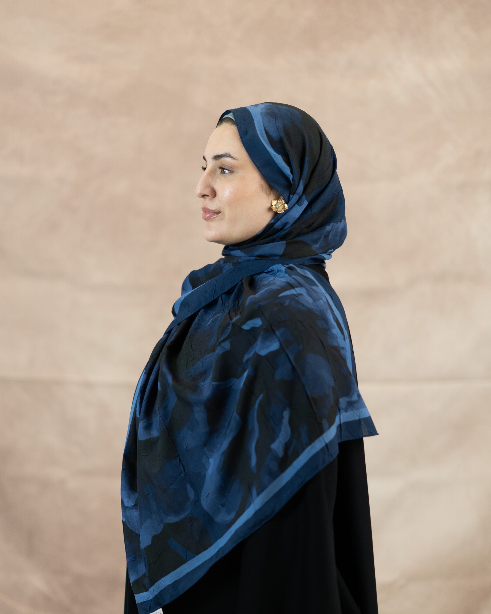 Floral Reverie Bamboo Crush Cotton Scarf