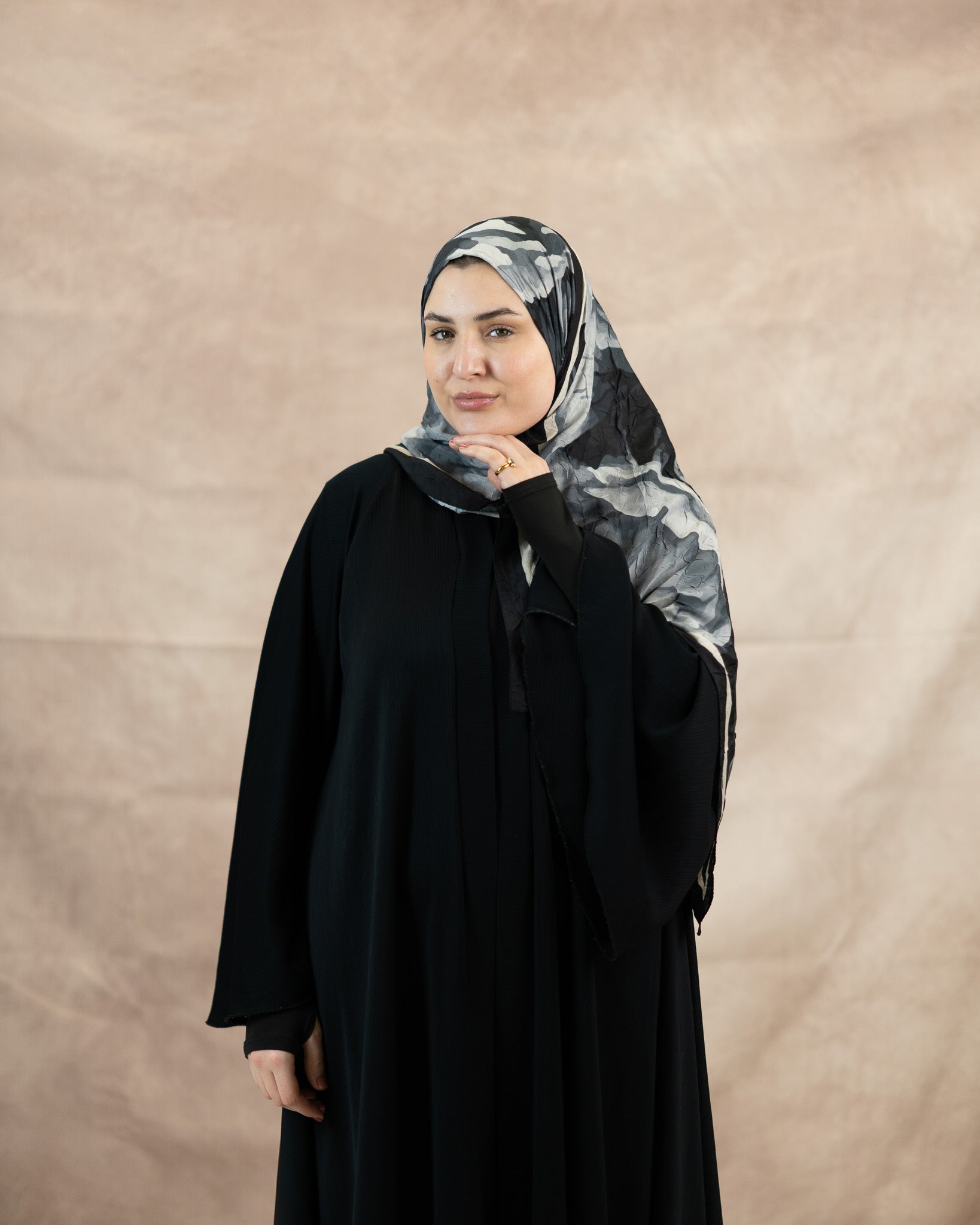 Floral Reverie Bamboo Crush Cotton Scarf